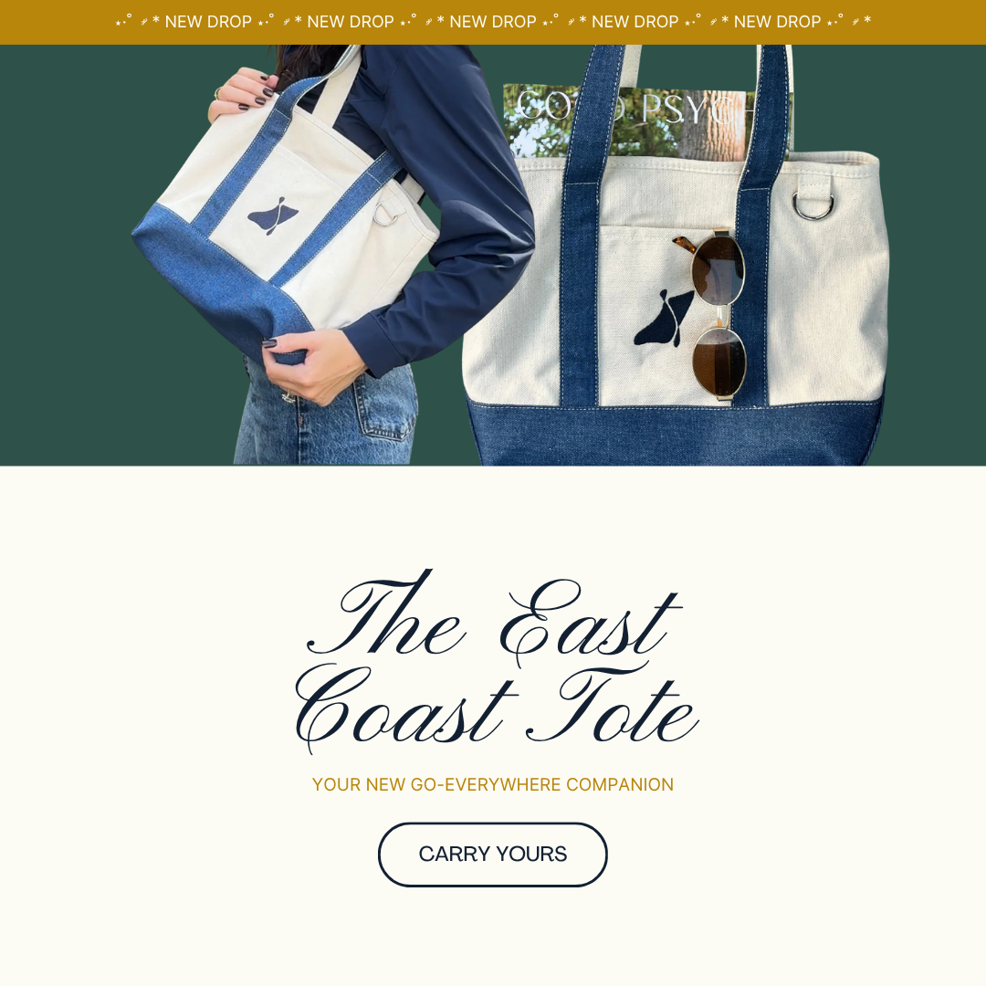 NEW! East Coast Tote