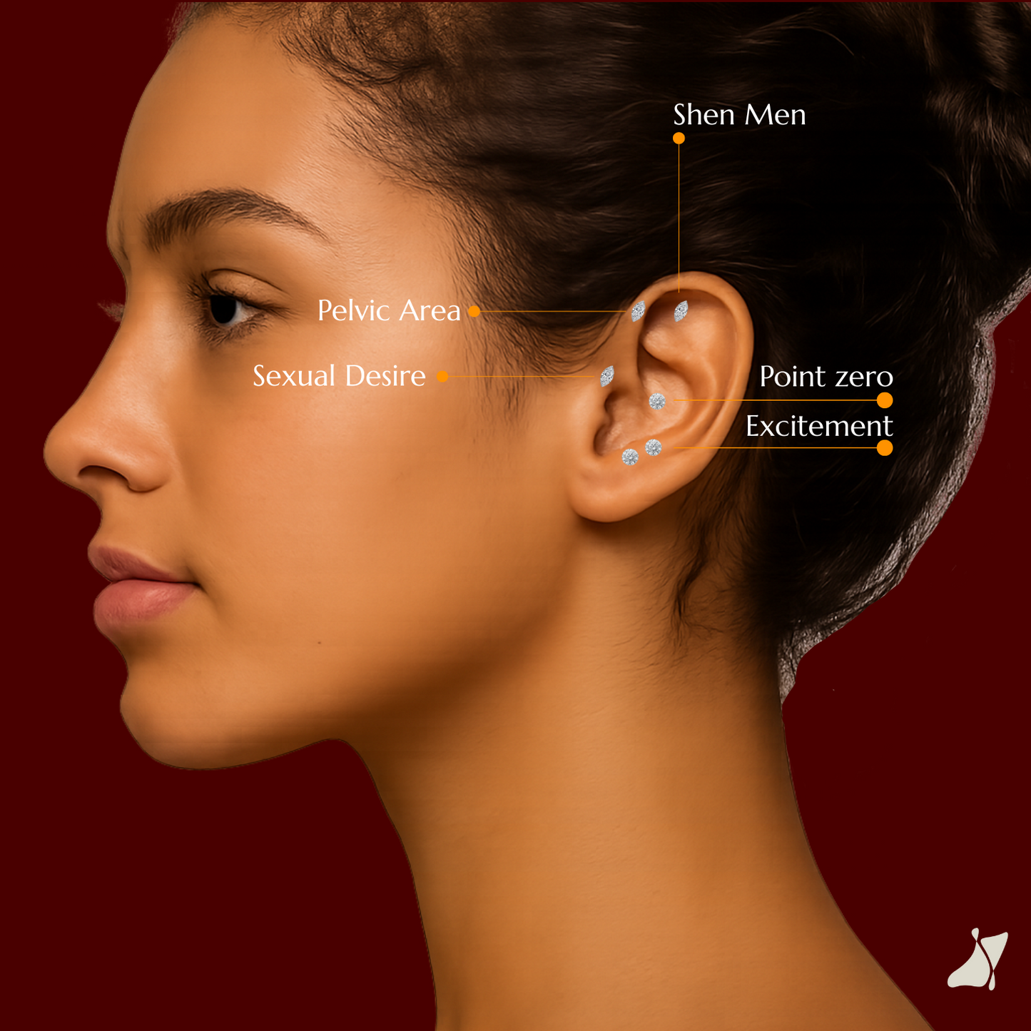Crystal Ear Seeds | Auricular Acupressure