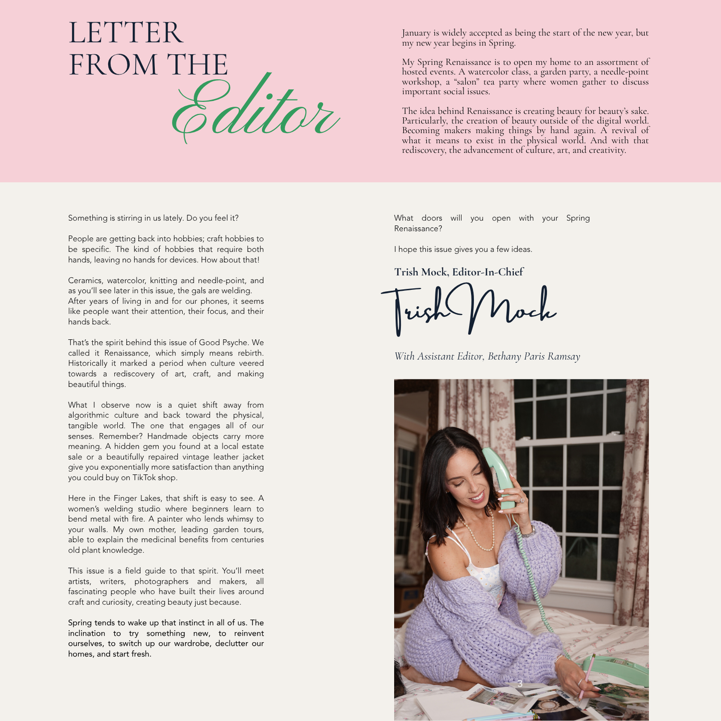 GOOD PSYCHE QUARTERLY MAGAZINE - Spring 26